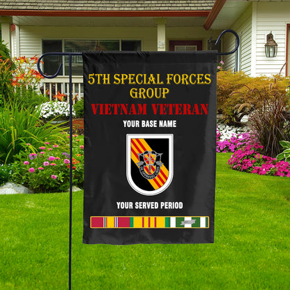 5TH SPECIAL FORCES GROUP 2 DOUBLE-SIDED PRINTED 12"x18" GARDEN FLAG