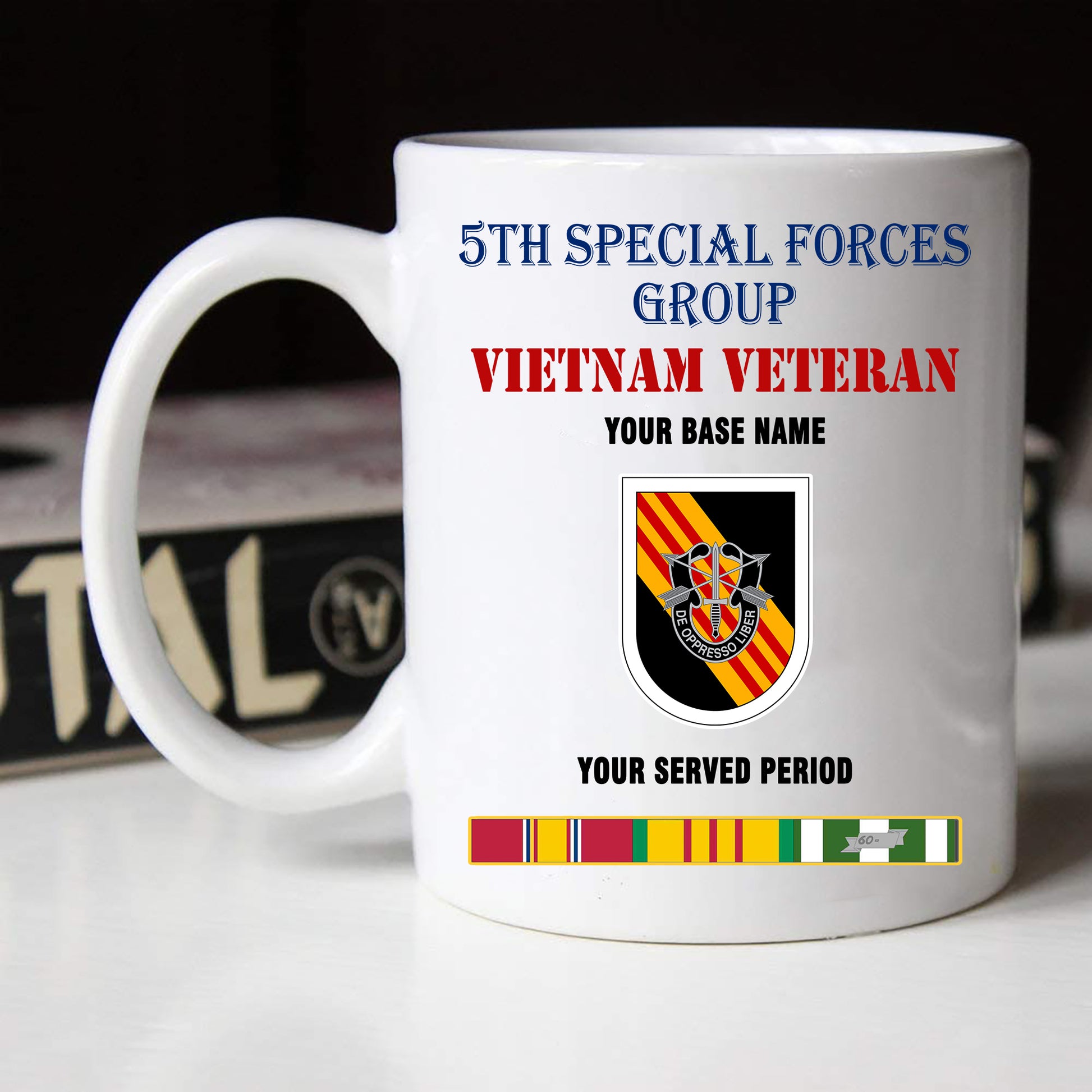 5TH SPECIAL FORCES GROUP 2 BLACK WHITE 11oz 15oz COFFEE MUG