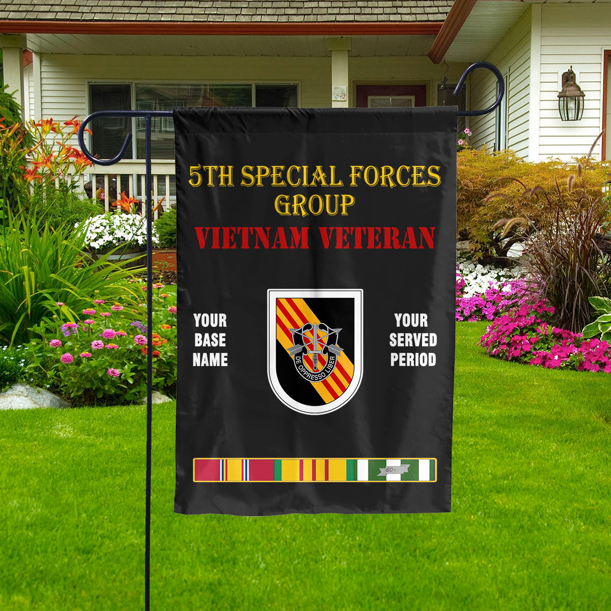 5TH SPECIAL FORCES GROUP - Double Sided 30"x40" Flag