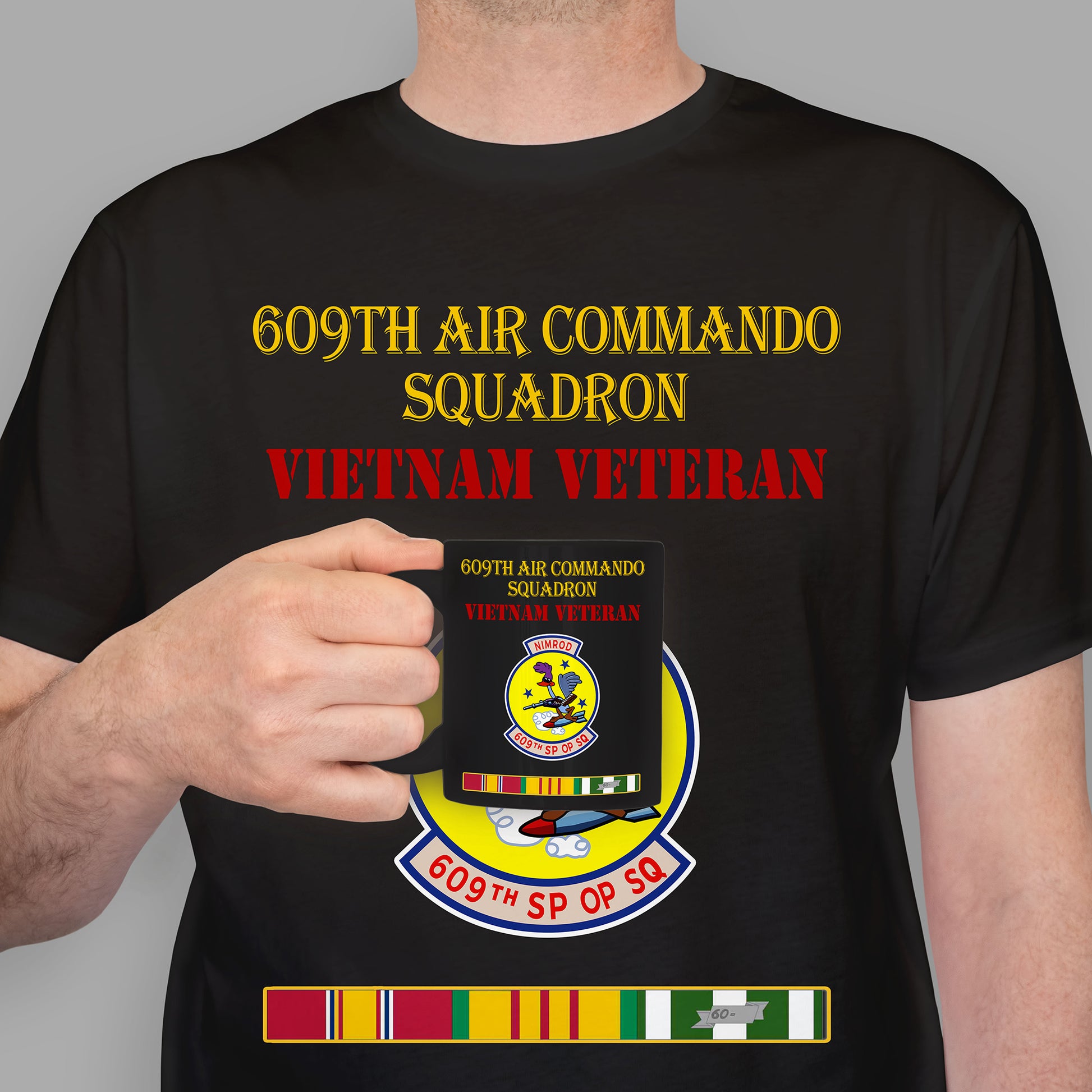 609TH AIR COMMANDO SQUADRON Premium T-Shirt Sweatshirt Hoodie For Men