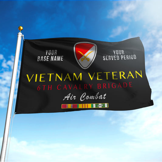 6TH CAVALRY BRIGADE FLAG DOUBLE-SIDED PRINTED 30"x40" FLAG