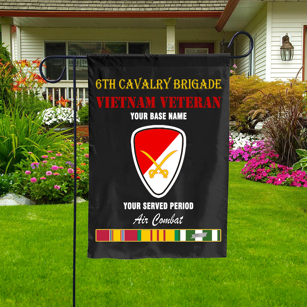 6TH CAVALRY BRIGADE DOUBLE-SIDED PRINTED 12"x18" GARDEN FLAG