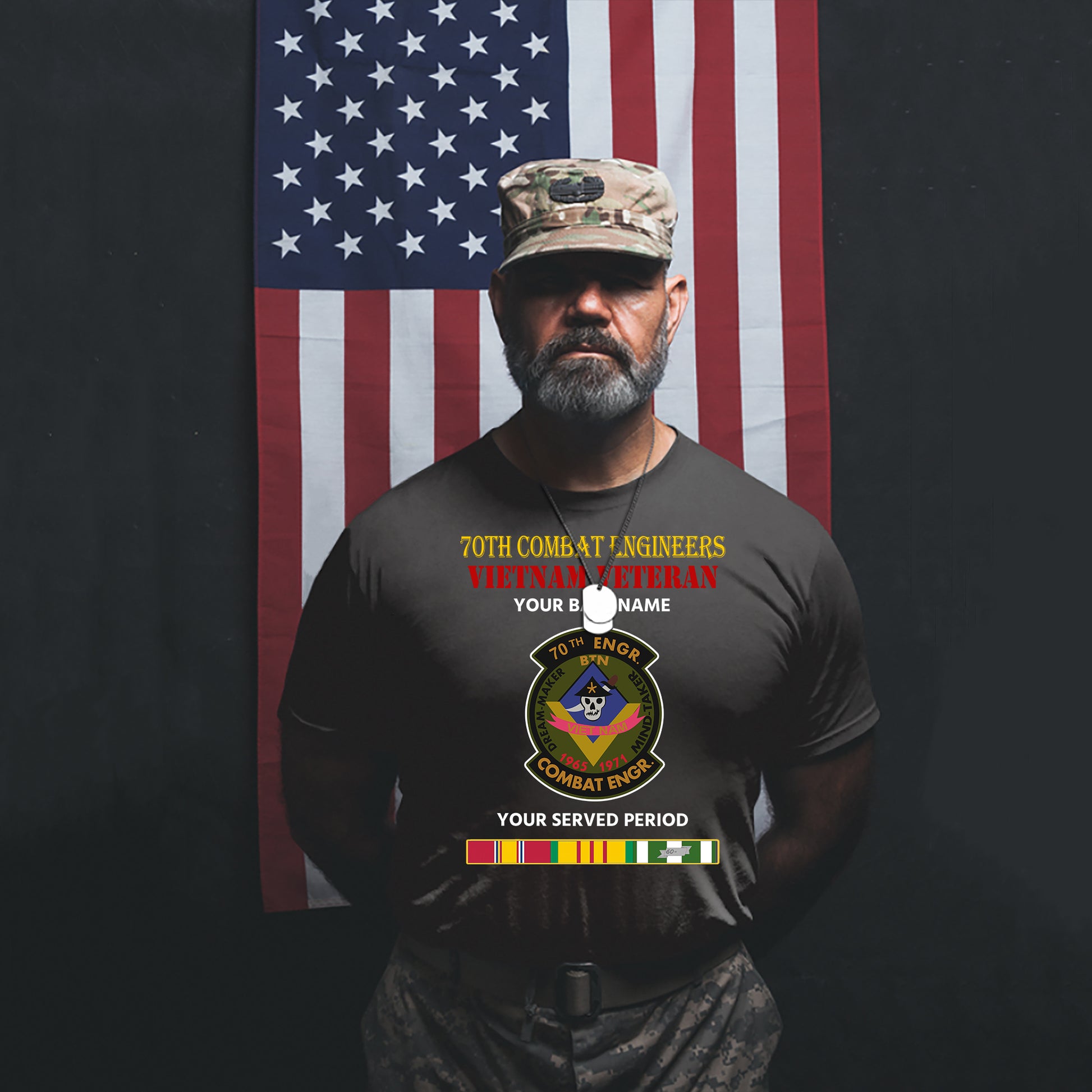 70TH COMBAT ENGINEERS PREMIUM T-SHIRT SWEATSHIRT HOODIE