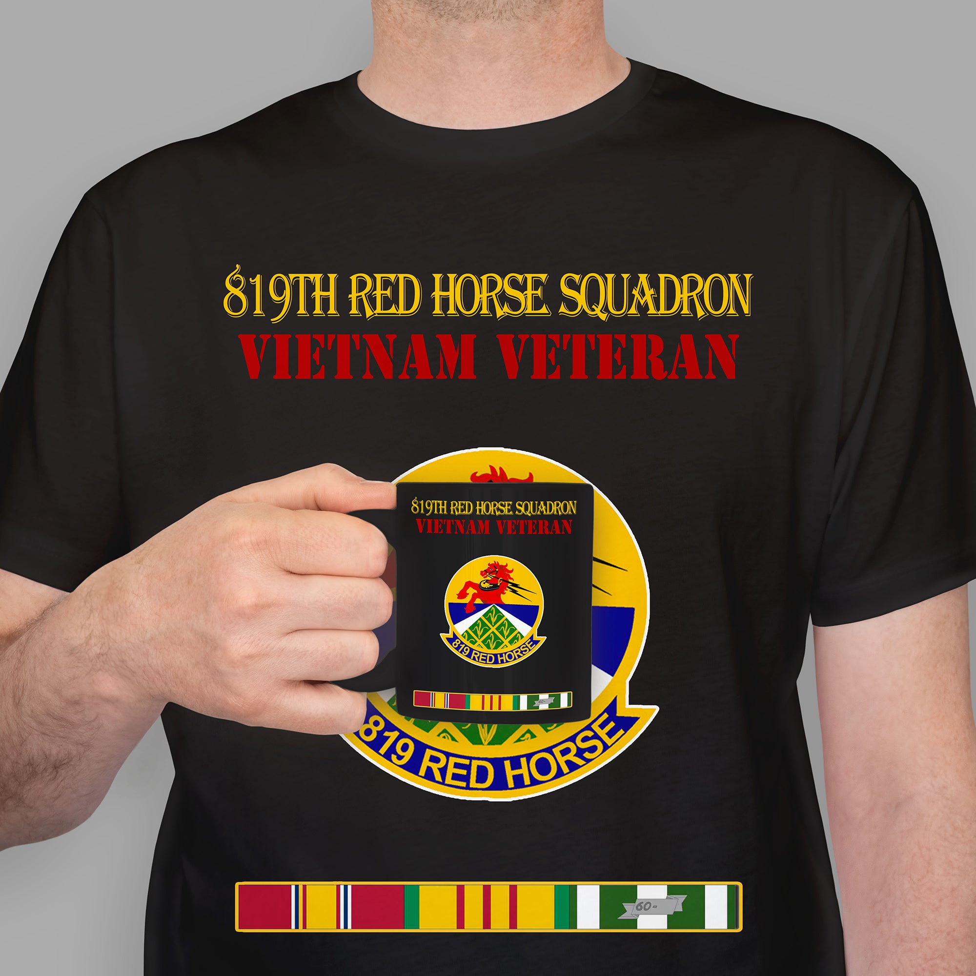 819th RED HORSE Squadron Premium T Shirt Sweatshirt Hoodie For Men
