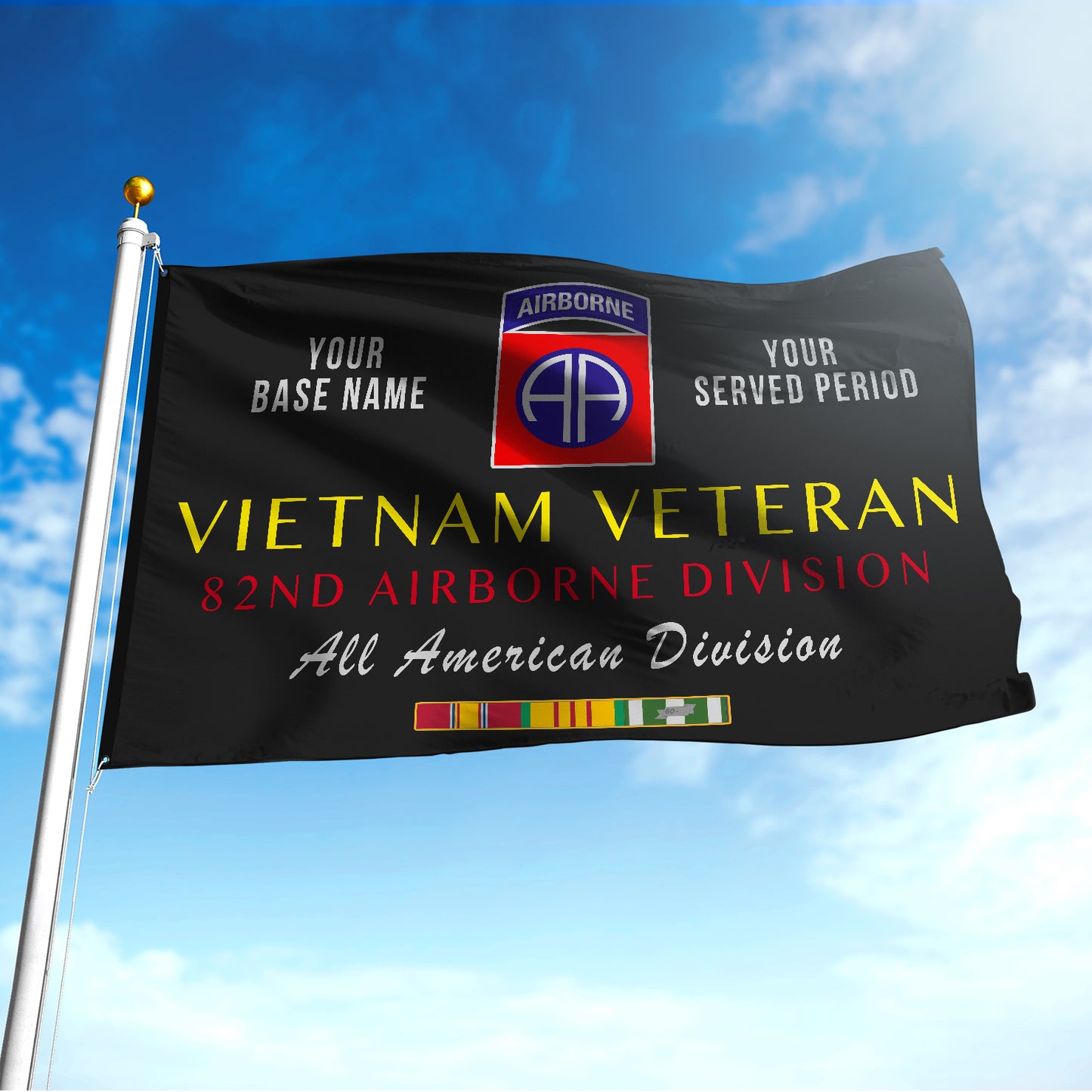 82ND AIRBORNE DIVISION FLAG DOUBLE-SIDED PRINTED 30"x40" FLAG