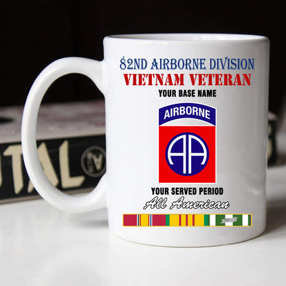 82ND AIRBORNE DIVISION BLACK WHITE 11oz 15oz COFFEE MUG