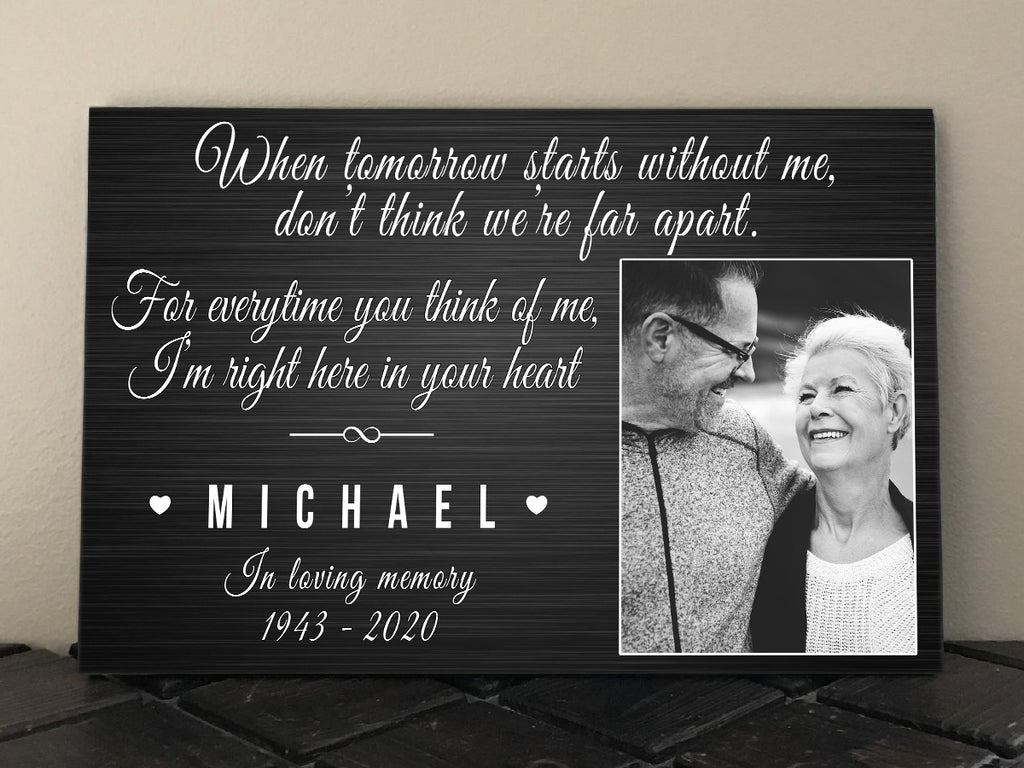 IN LOVING MEMORY... - Premium Canvas, Poster
