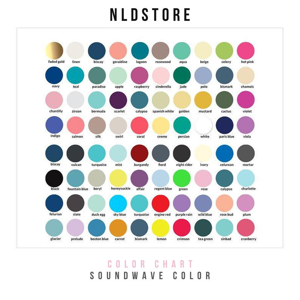 Personalized SOUND WAVE Art Print - Premium Canvas, Poster