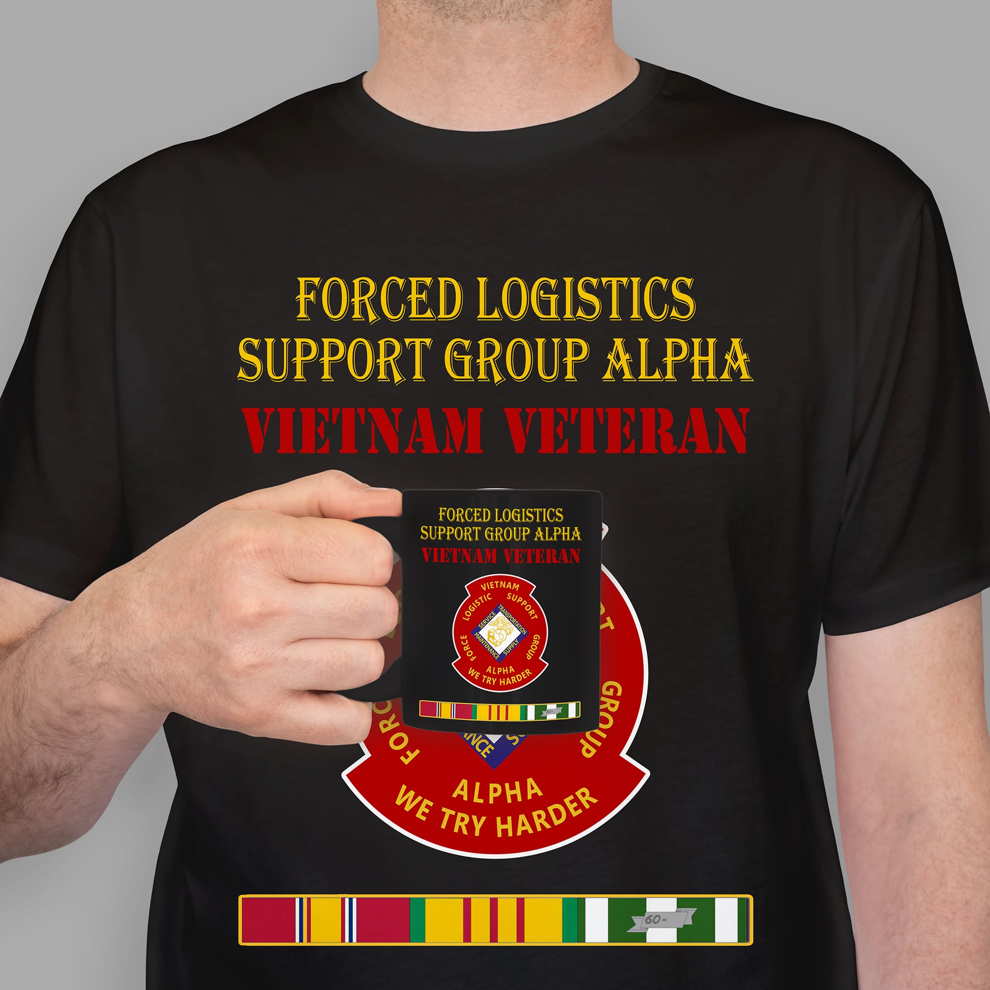 Forced Logistics Support Group Alpha Premium T-Shirt Sweatshirt Hoodie For Men