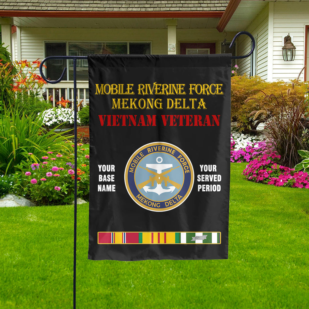 MOBILE RIVERINE FORCE - MEKONG DELTA - Double Sided 30"x40" Flag