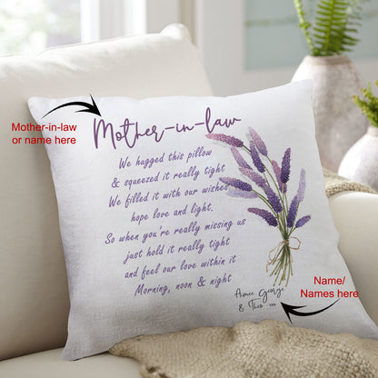 Personalized Pillow Gift For Mom/Mother-in-law