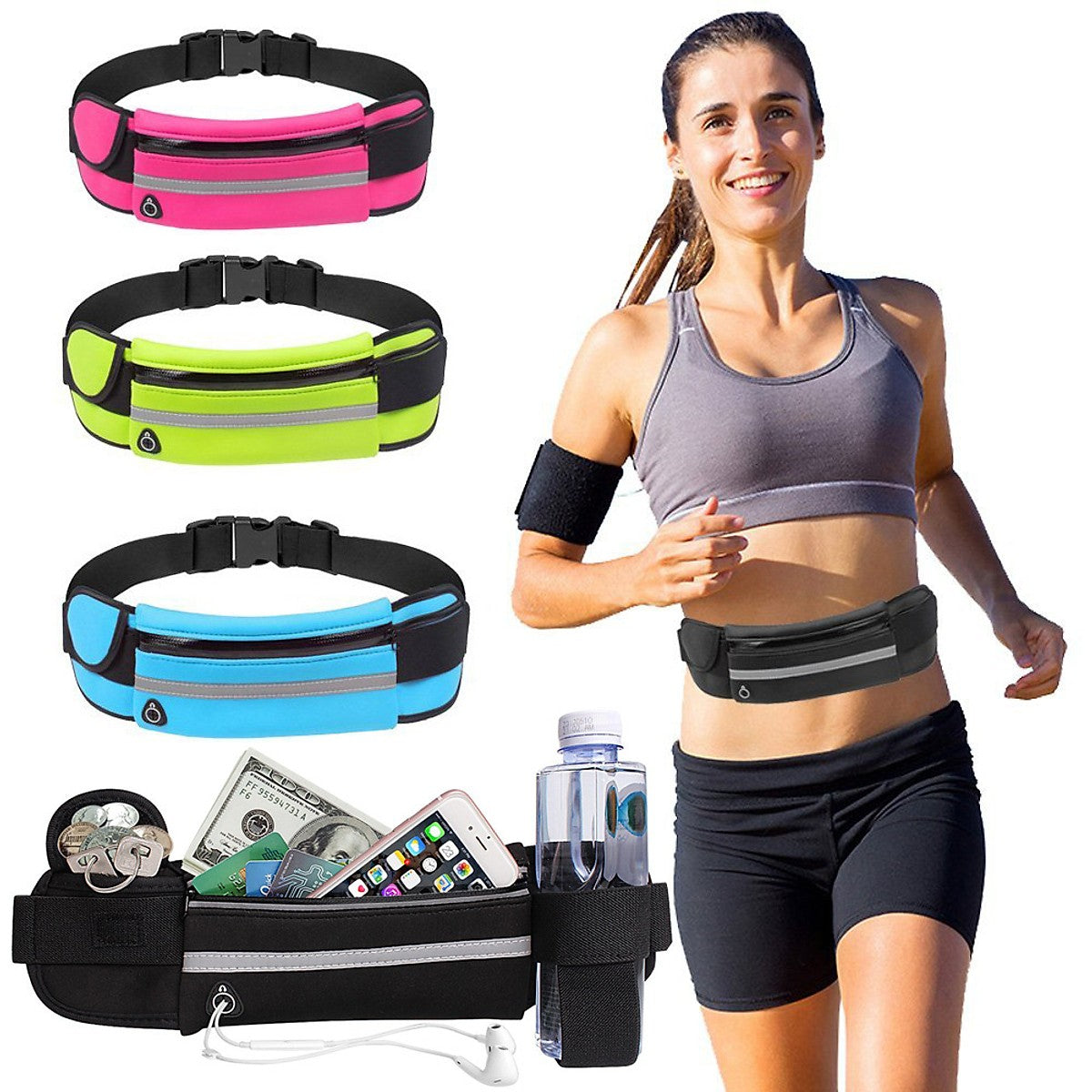Professional Running Waist Pouch Belt