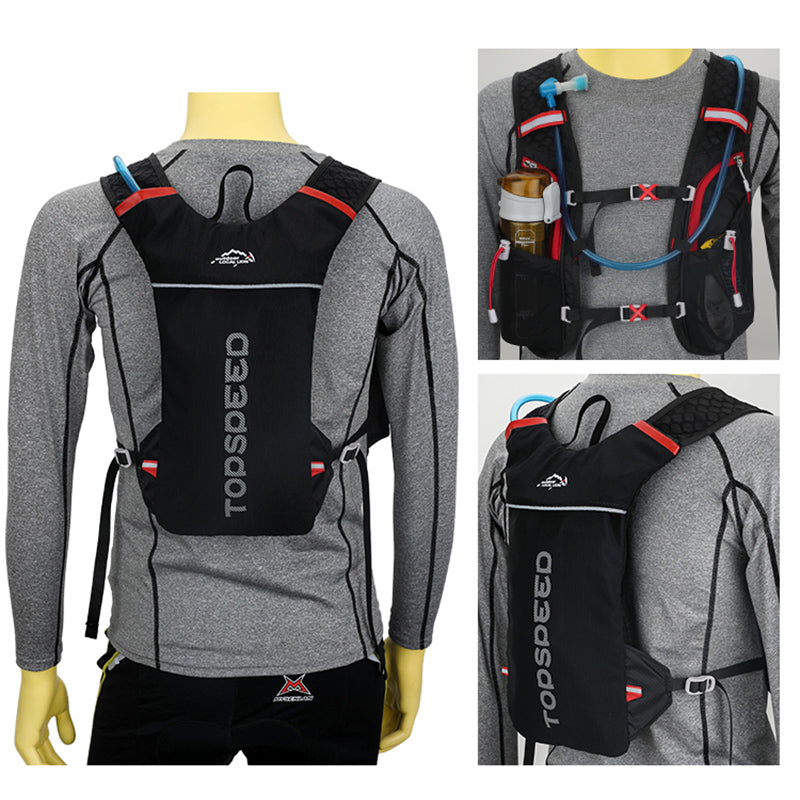 Running Bag, Bicycle Running Backpack, Cycling Hydration Rucksack, Men Sport Bag, Waterproof Riding Bike Backpack