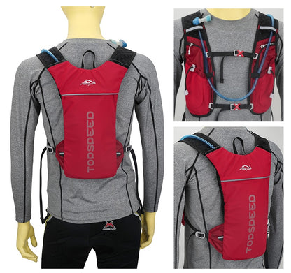 Running Bag, Bicycle Running Backpack, Cycling Hydration Rucksack, Men Sport Bag, Waterproof Riding Bike Backpack