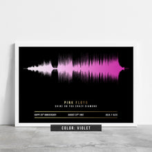 Load image into Gallery viewer, Personalized SOUND WAVE Art Print - Premium Canvas, Poster