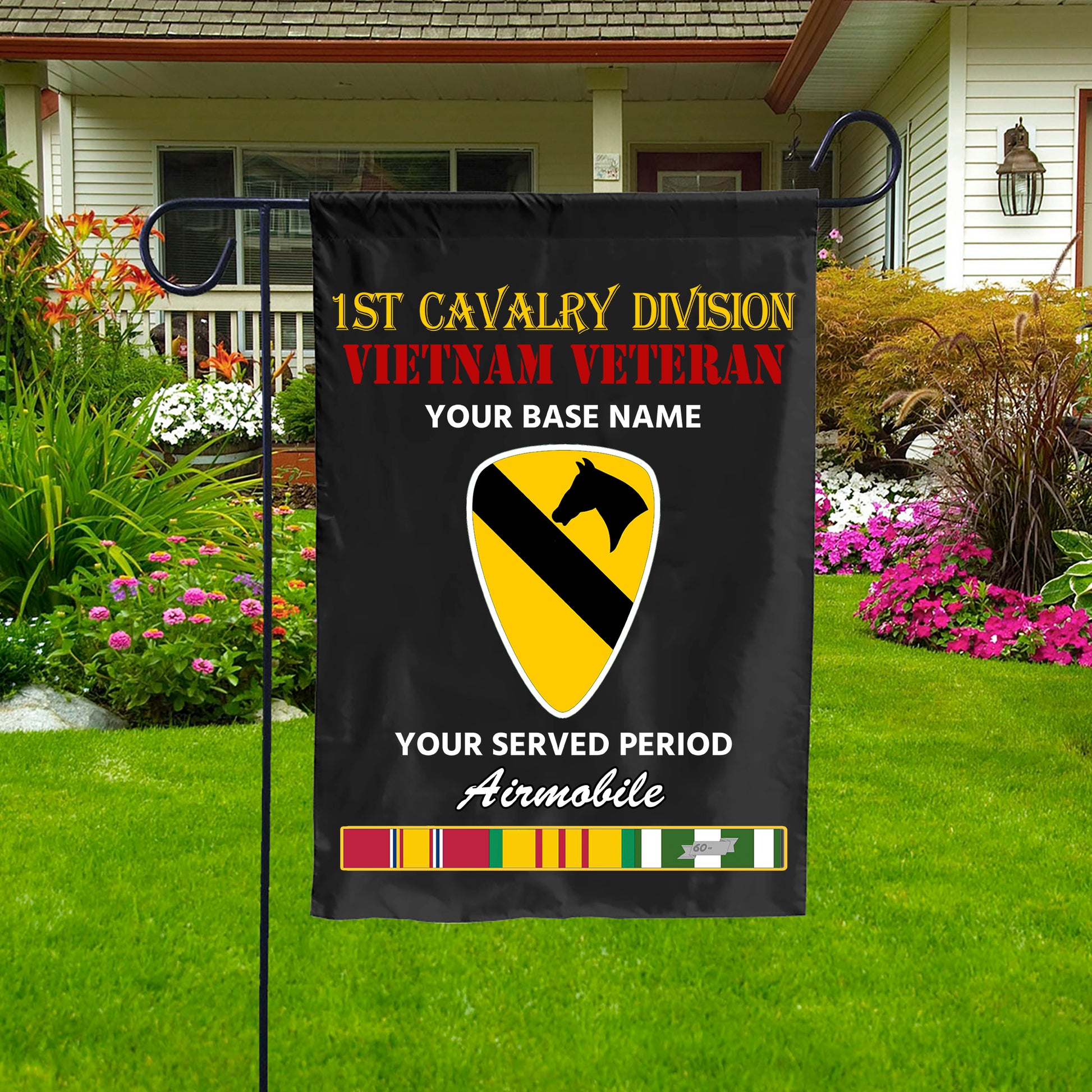 AIRMOBILE DOUBLE-SIDED PRINTED 12"x18" GARDEN FLAG