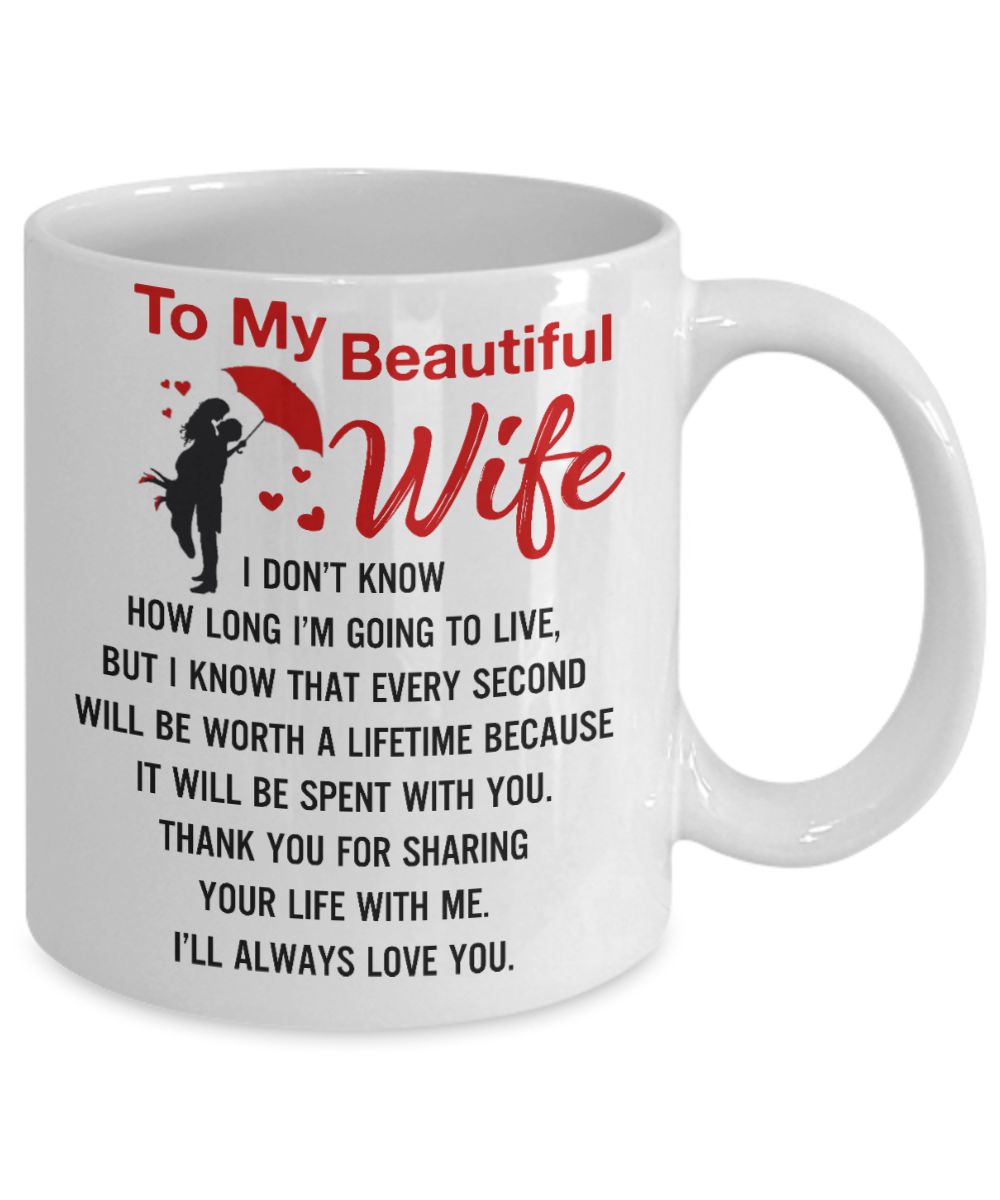 I DON'T KNOW HOW LONG I'M GOING TO LIVE - TO MY WIFE MUG - NLD STORE