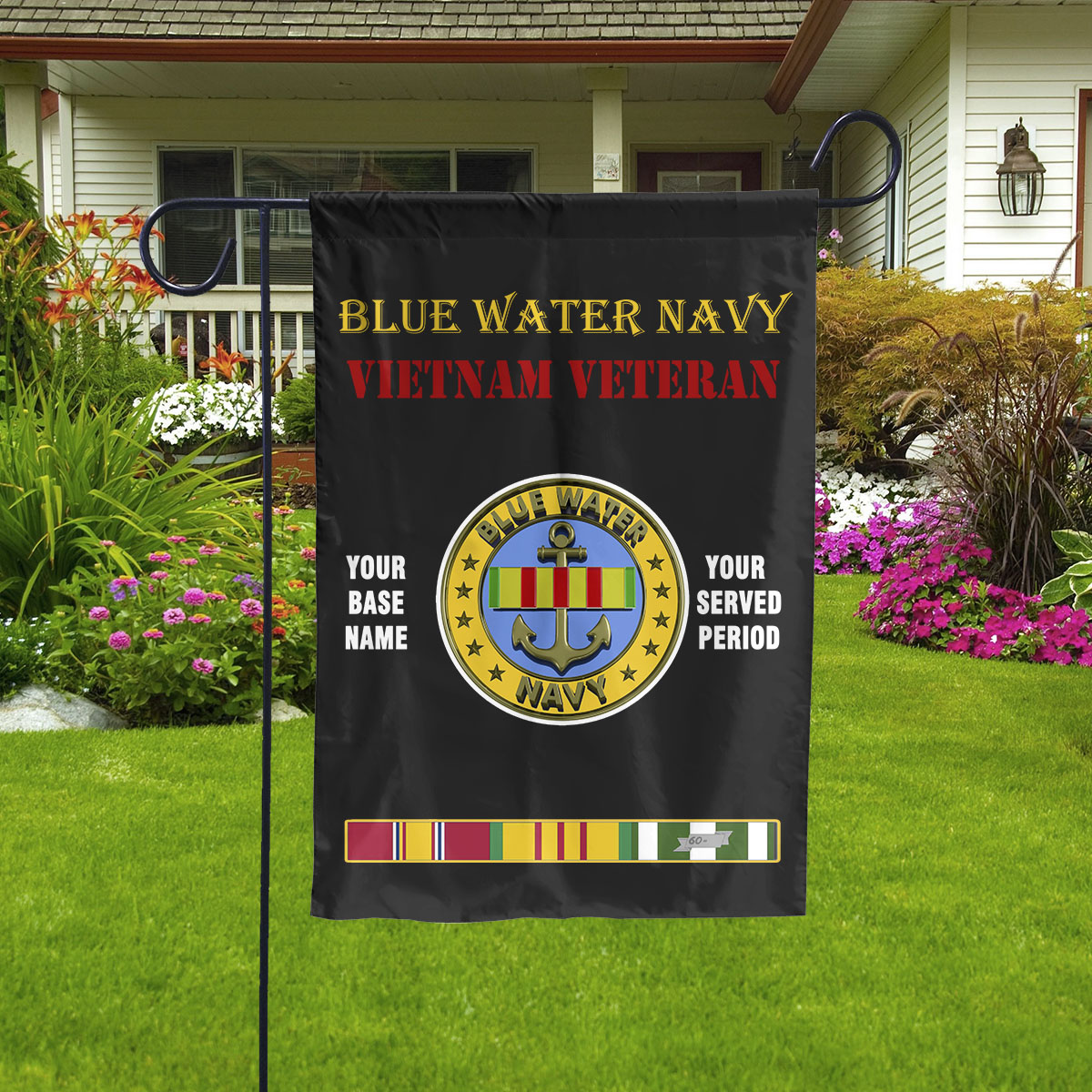 BLUE - WATER NAVY - Double Sided 30"x40" Flag