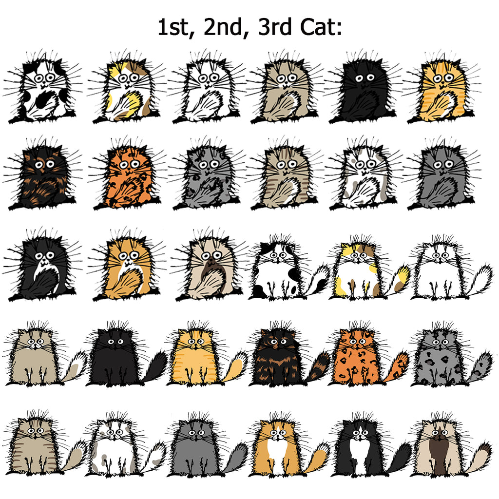 Funny Cat Personalized Canvas Pillow (Insert Included)