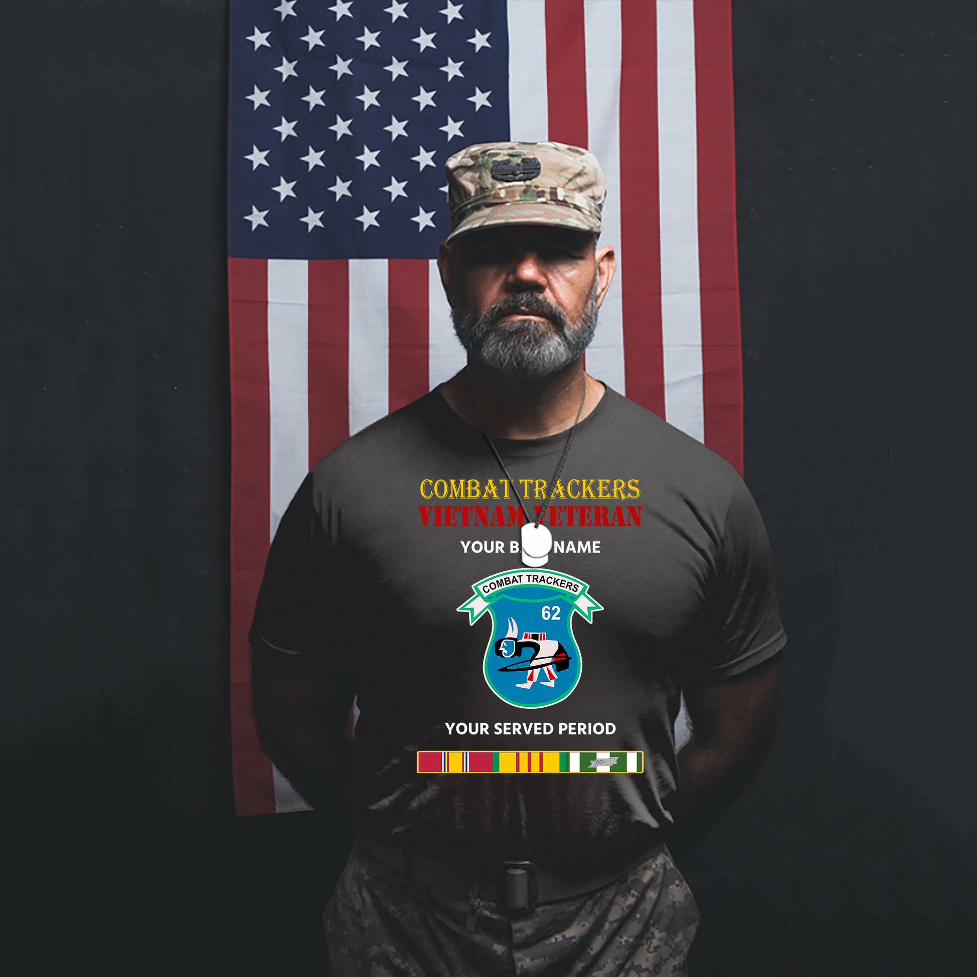 COMBAT TRACKERS PREMIUM T-SHIRT SWEATSHIRT HOODIE