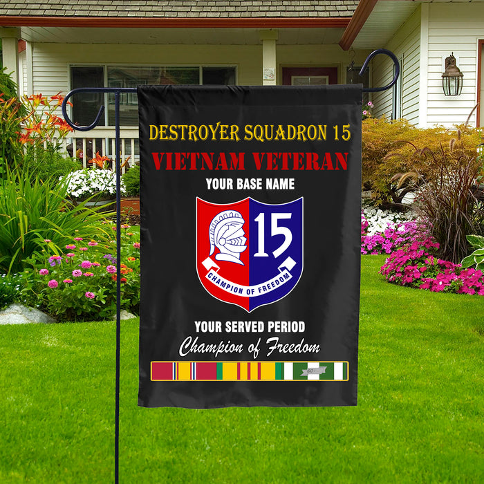 DESTROYER SQUADRON 15 DOUBLE-SIDED PRINTED 12