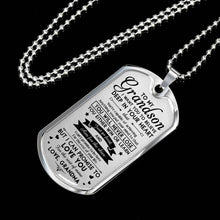 Load image into Gallery viewer, Personalized Dog Tag Keychain/Necklace - Meaningful Gift For Your Grandchildren