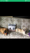 Load image into Gallery viewer, This Is Our Couch Dog Personalized Canvas Pillow (Insert Included)