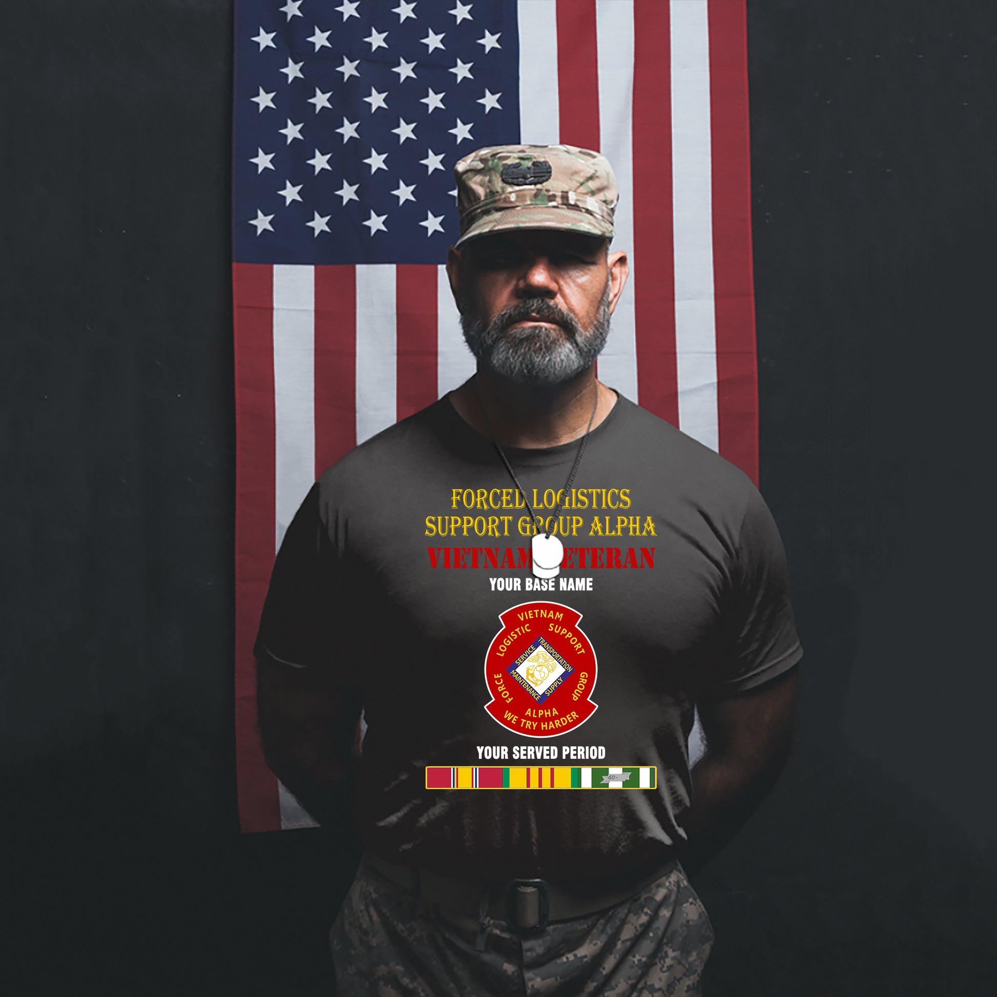 FORCED LOGISTICS SUPPORT GROUP ALPHA PREMIUM T-SHIRT SWEATSHIRT HOODIE