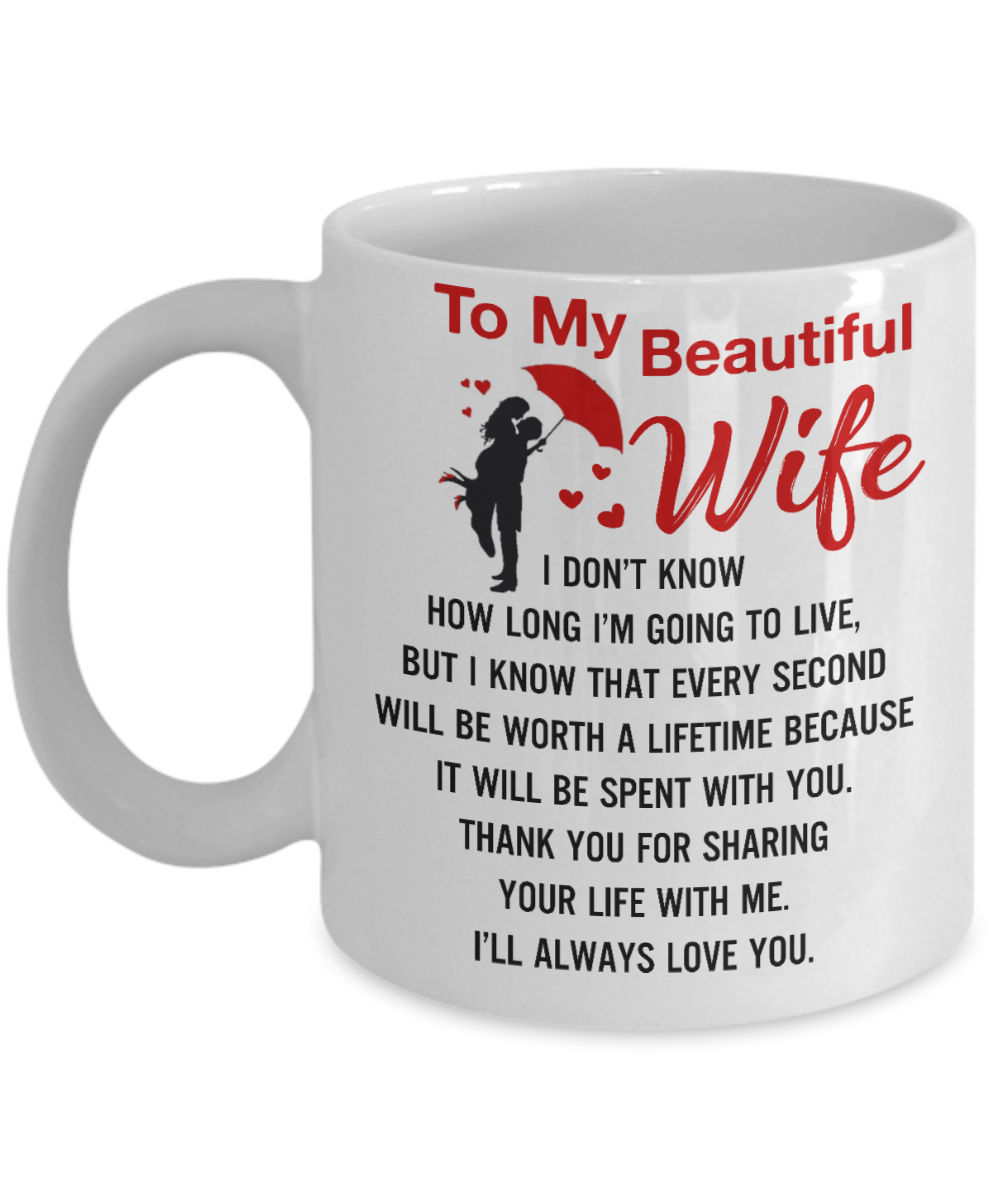I DON'T KNOW HOW LONG I'M GOING TO LIVE - TO MY WIFE MUG - NLD STORE