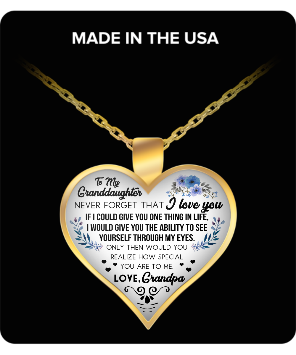 TO MY GRANDDAUGHTER NECKLACE - NLD STORE