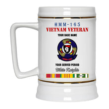 Load image into Gallery viewer, HMM 165 BEER STEIN 22oz GOLD TRIM BEER STEIN