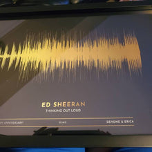 Load image into Gallery viewer, Personalized SOUND WAVE Art Print - Premium Canvas, Poster