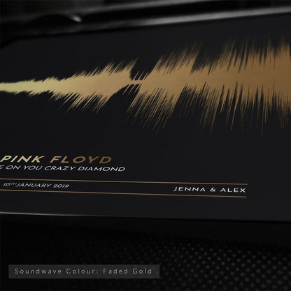 Personalized SOUND WAVE Art Print - Premium Canvas, Poster