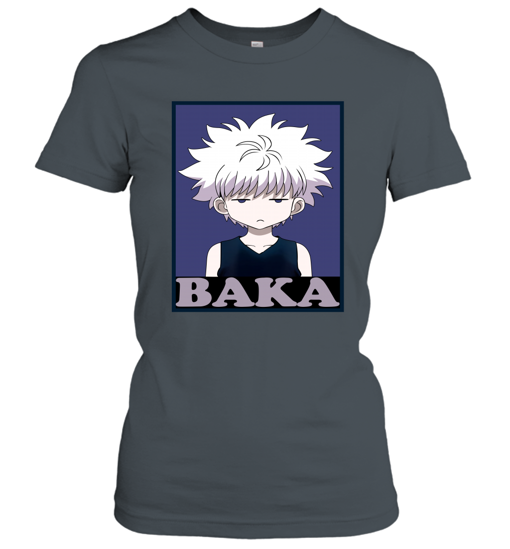 Baka-Killua Art Cute Hunter-X-Hunter Anime Manga T-Shirt Sweatshirt Hoodie for Men Women