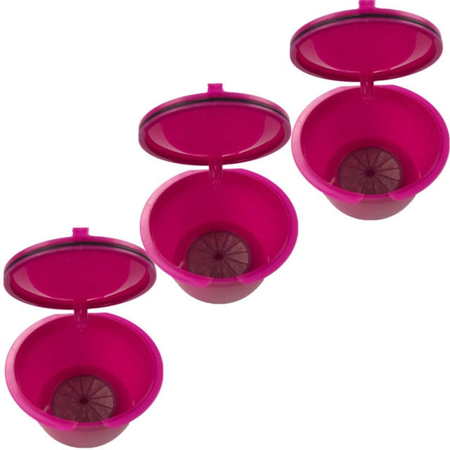 3pcs/pack use 150times Dolce Gusto Coffee Capsule Plastic Capsule