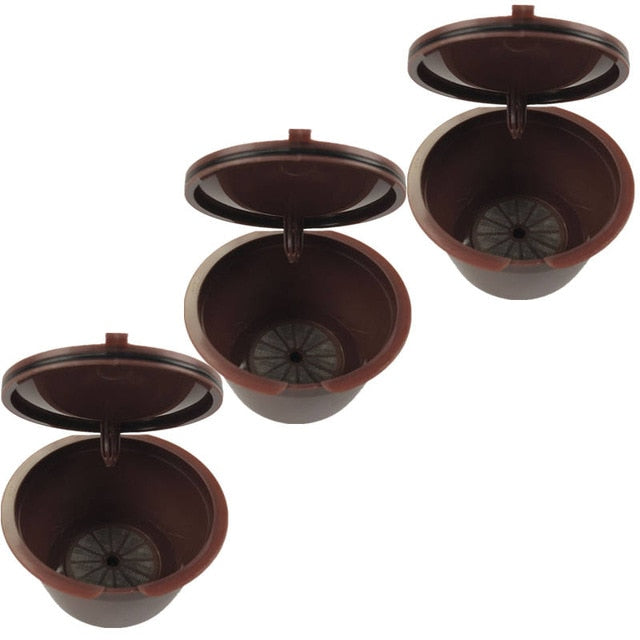3pcs/pack use 150times Dolce Gusto Coffee Capsule Plastic Capsule