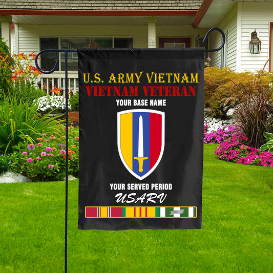 UNITED STATES ARMY VIETNAM DOUBLE-SIDED PRINTED 12"x18" GARDEN FLAG