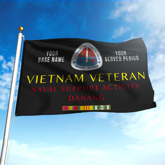 NAVAL SUPPORT ACTIVITY DANANG - Double Sided 30"x40" Flag