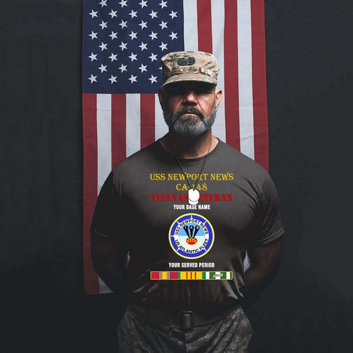 USS NEWPORT NEWS CA 148 PREMIUM T-SHIRT SWEATSHIRT HOODIE