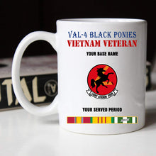 Load image into Gallery viewer, VAL 4 BLACK PONIES BLACK WHITE 11oz 15oz COFFEE MUG