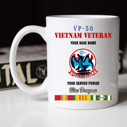 VP 50 BLACK WHITE 11oz 15oz COFFEE MUG
