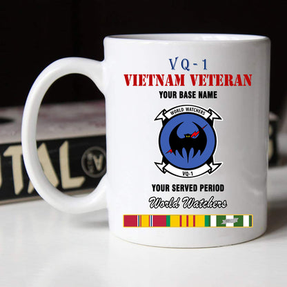VQ 1 BLACK WHITE 11oz 15oz COFFEE MUG