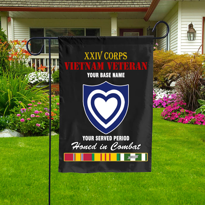 XXIV CORPS DOUBLE-SIDED PRINTED 12